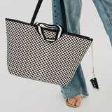 Woven Organizer Tote Bag