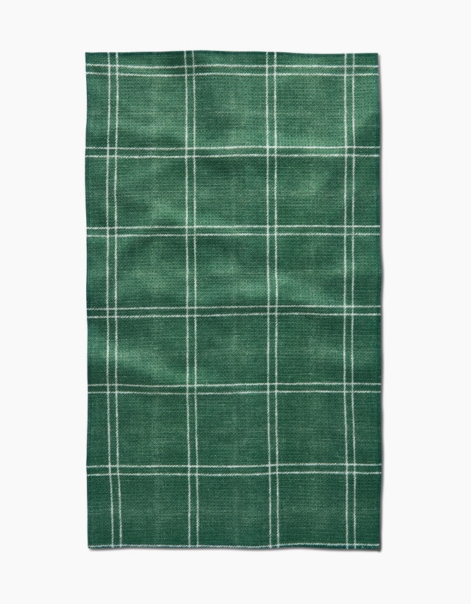 Pine Forest Plaid Tea Towel