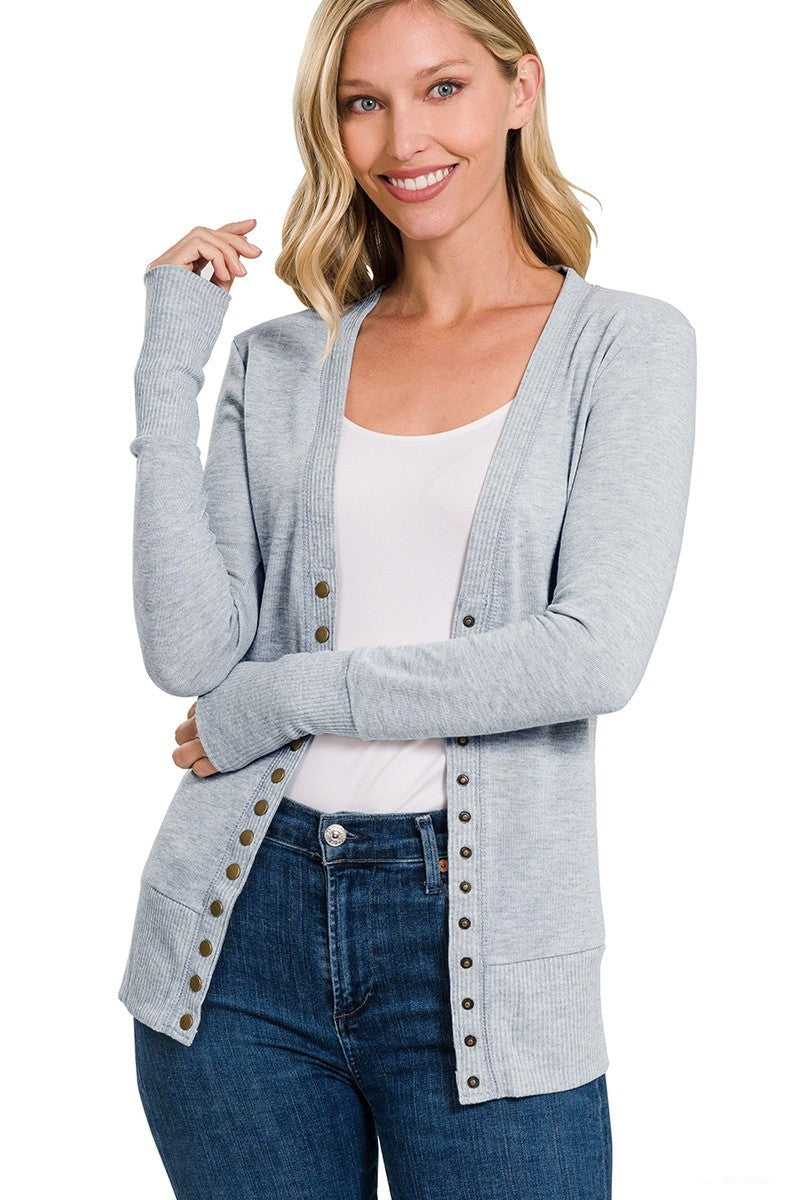 Snap Button Cardigan