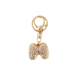 Diamond Initial Bag Charm