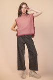 Side Tie Open Sweater Vest