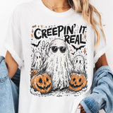 "Creepin' It Real" Ghost Graphic Tee
