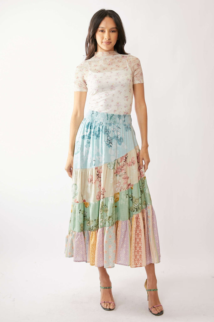 Turtle Neck Lace Top