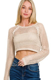 Crochet Knit Cropped Top