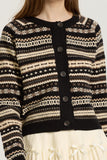Fair Isle Button Cardigan