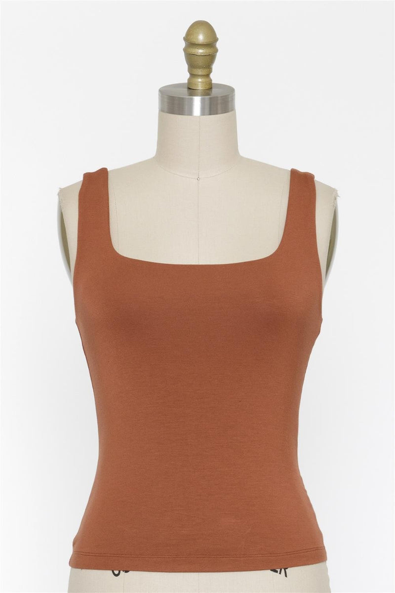 Square Neck Tank Top