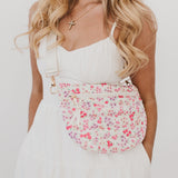 Floral Puffer Belt Bag