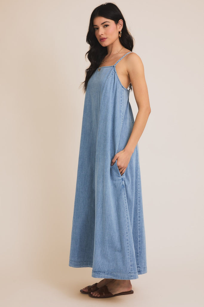 Denim Maxi Dress