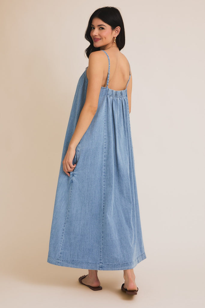 Denim Maxi Dress