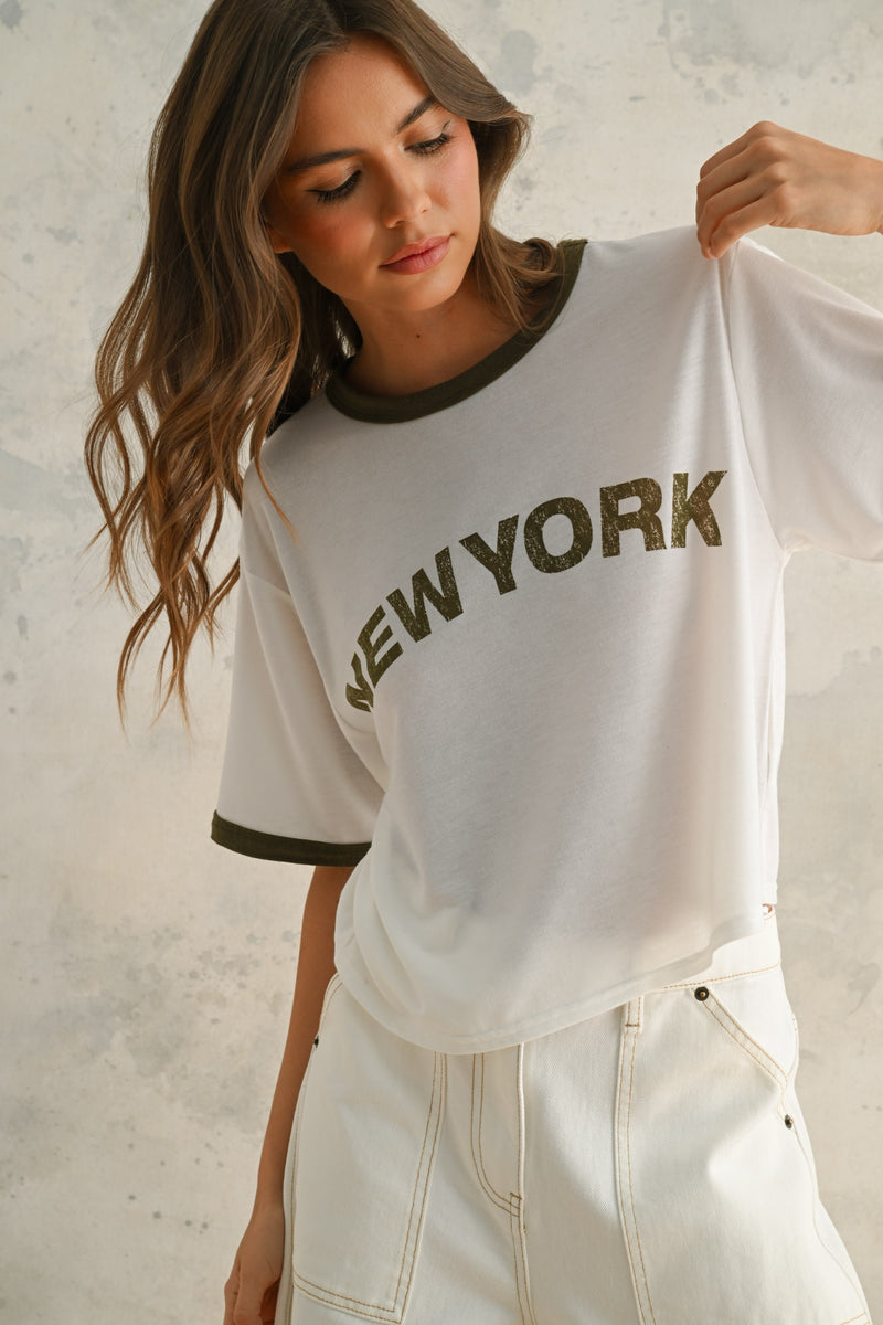 New York Oversized Top