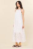 Eyelet Lace Maxi Dress
