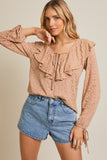 Ruffle Lace Top
