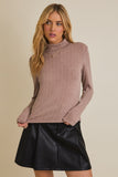 Long Sleeve Turtleneck Top