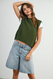 Sleeveless Knitted Top