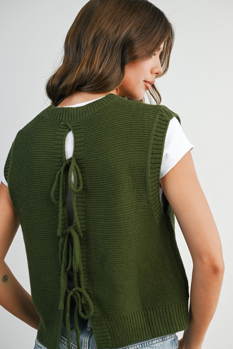 Sleeveless Knitted Top