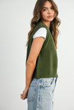 Sleeveless Knitted Top