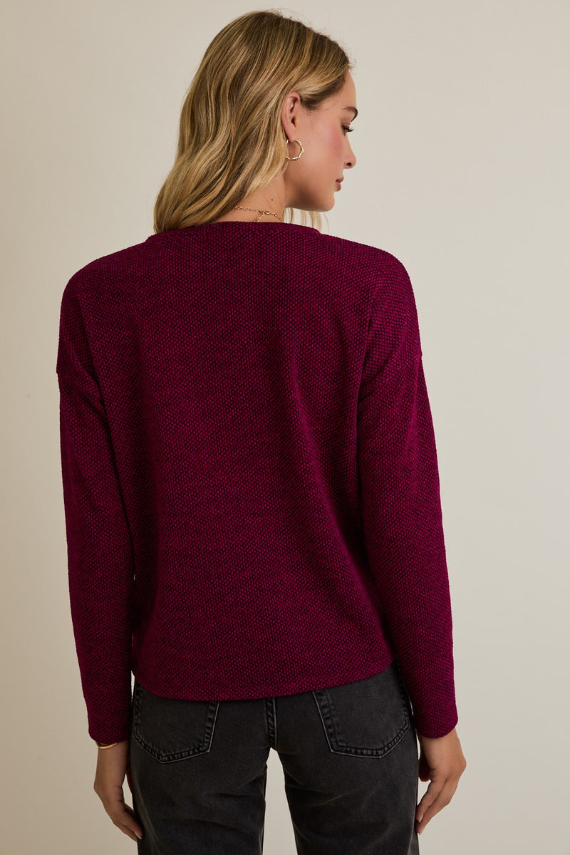 Ribbed Twisted Top