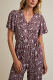 Surplice Wide Leg Jumpsuit