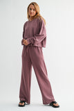 Scuba Knit Wide Leg Pants