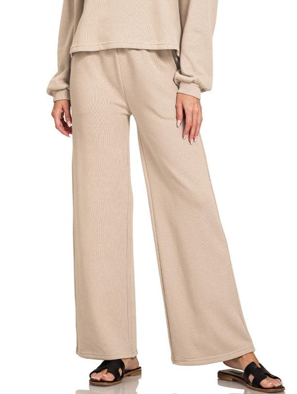 Ribbed Knit Lounge Pants