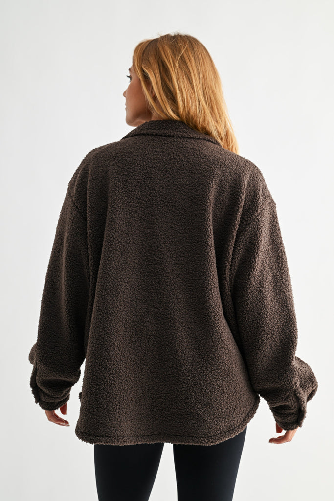 Oversized Sherpa Jacket