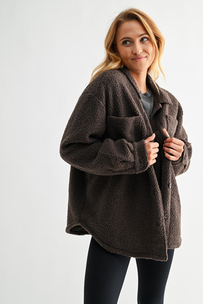 Oversized Sherpa Jacket