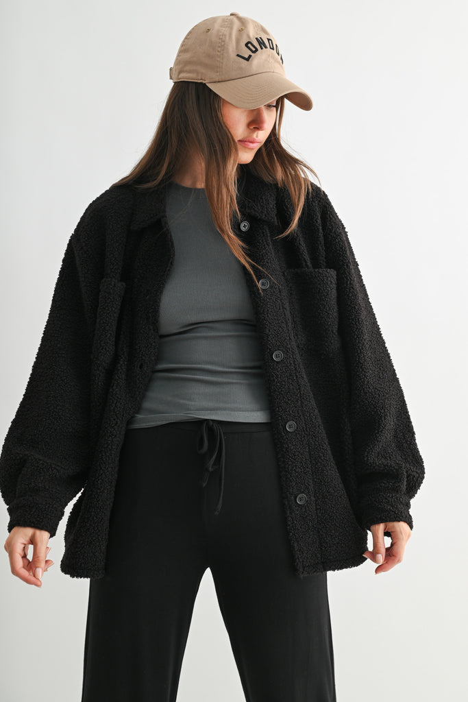 Oversized Sherpa Jacket