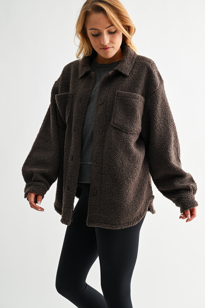 Oversized Sherpa Jacket