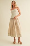 Corset Lined Strapless Dress
