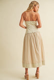 Corset Lined Strapless Dress
