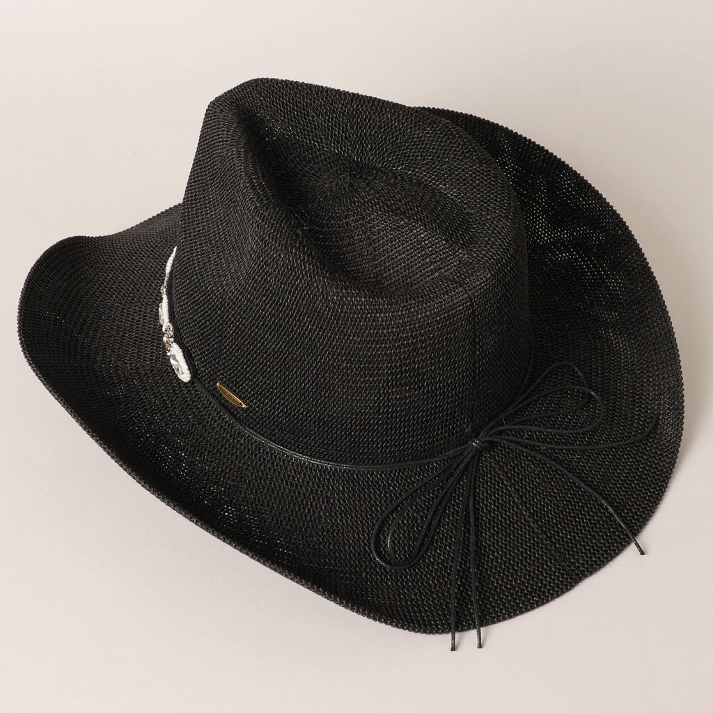 Cowboy Hat With Jeweled Belt