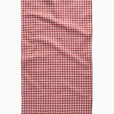 Fireside Red Plaid Tea Towel