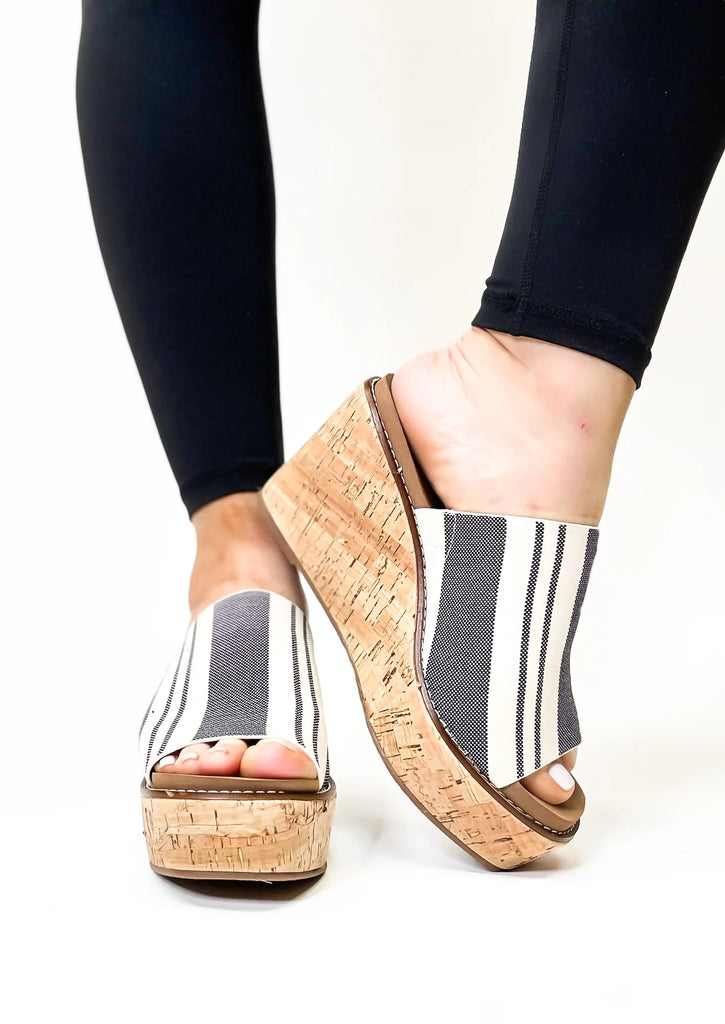 Corky's "Mugshot" Wedge Sandals