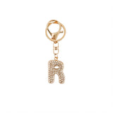 Diamond Initial Bag Charm