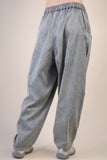 Washed Woven Barrel Pants