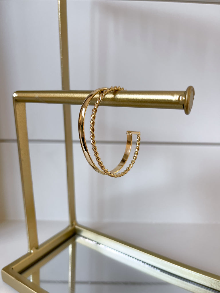Gold Bangle Bracelet