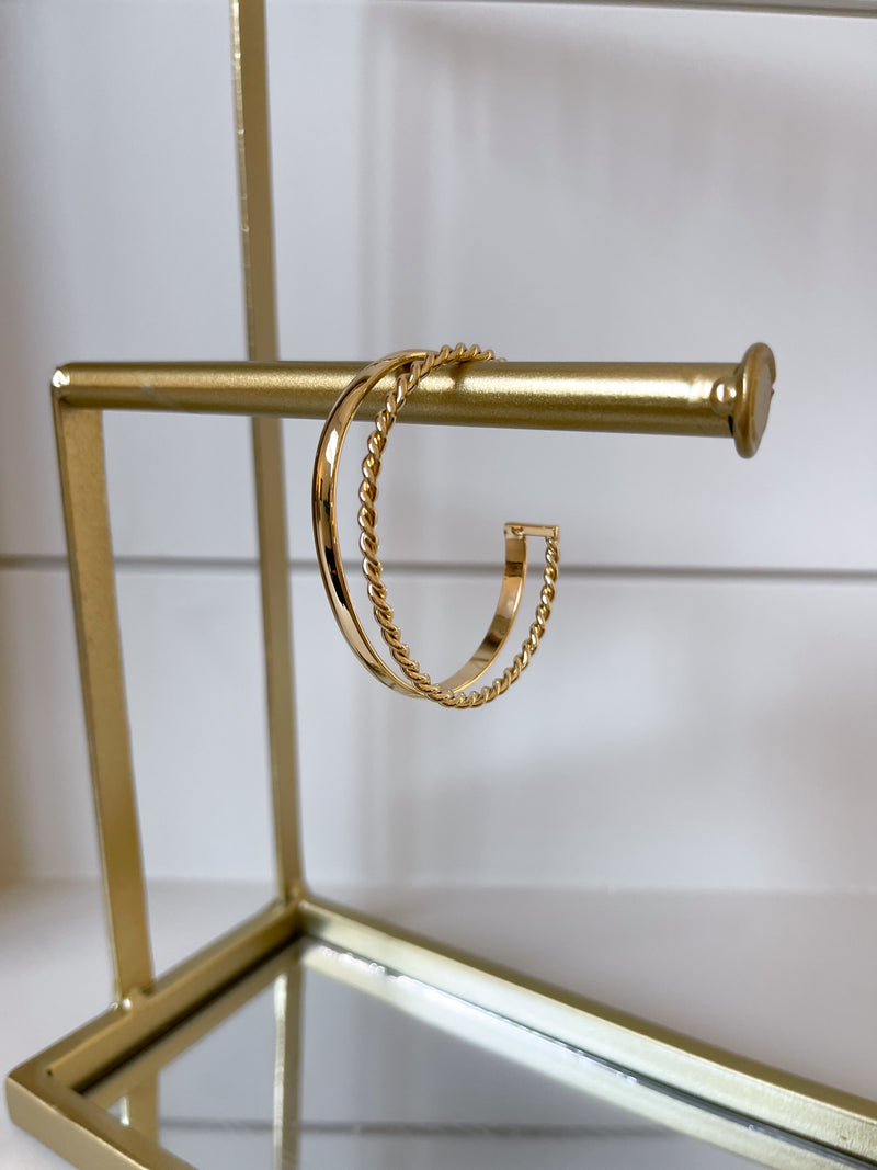 Gold Bangle Bracelet