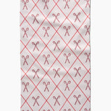 Festive Candy Canes Tea Towel