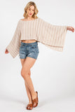 Kimono Sleeve Crop Top
