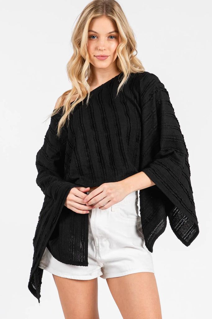 Kimono Sleeve Crop Top