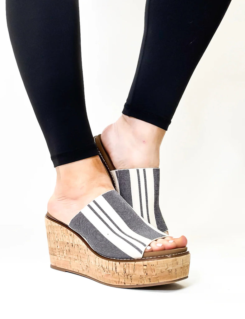 Corky's "Mugshot" Wedge Sandals