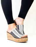 Corky's "Mugshot" Wedge Sandals