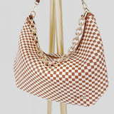 Slouchy Woven Shoulder Bag
