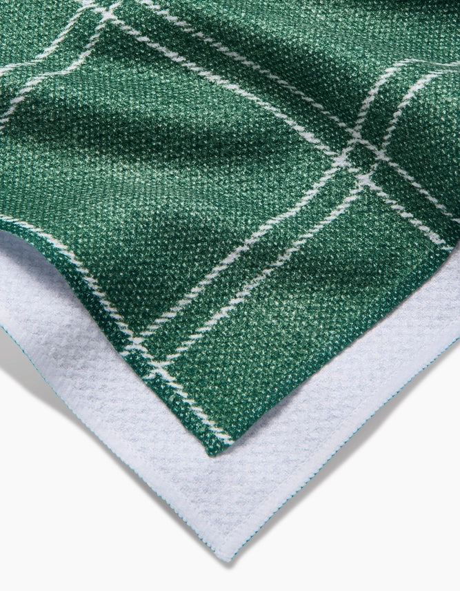 Pine Forest Plaid Tea Towel