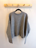 Back Ties Cropped Sweater