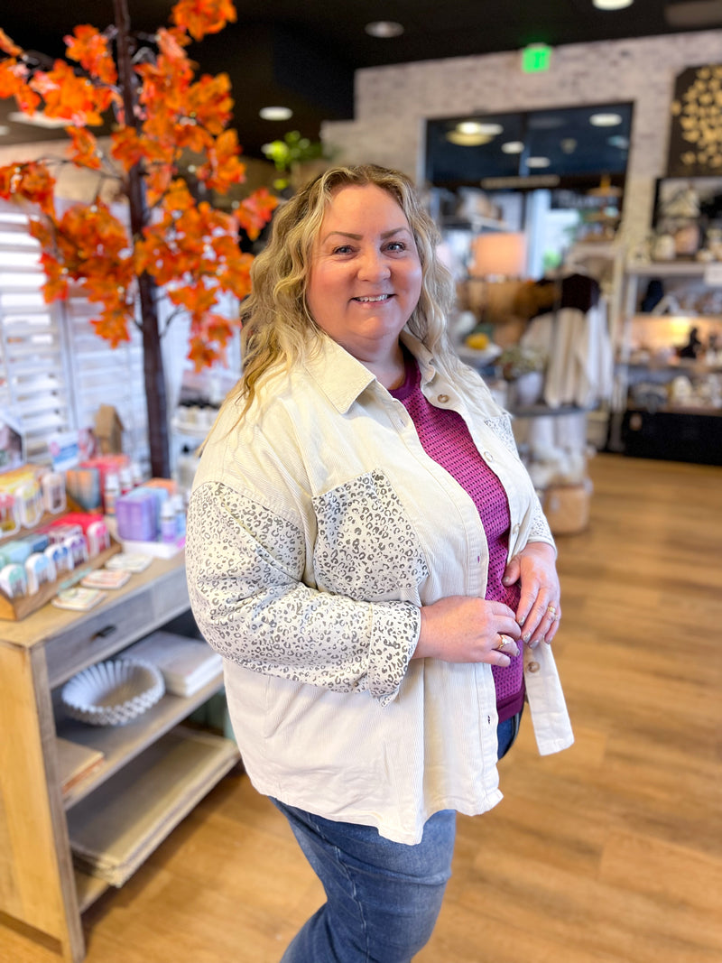 Curvy Corduroy Shacket