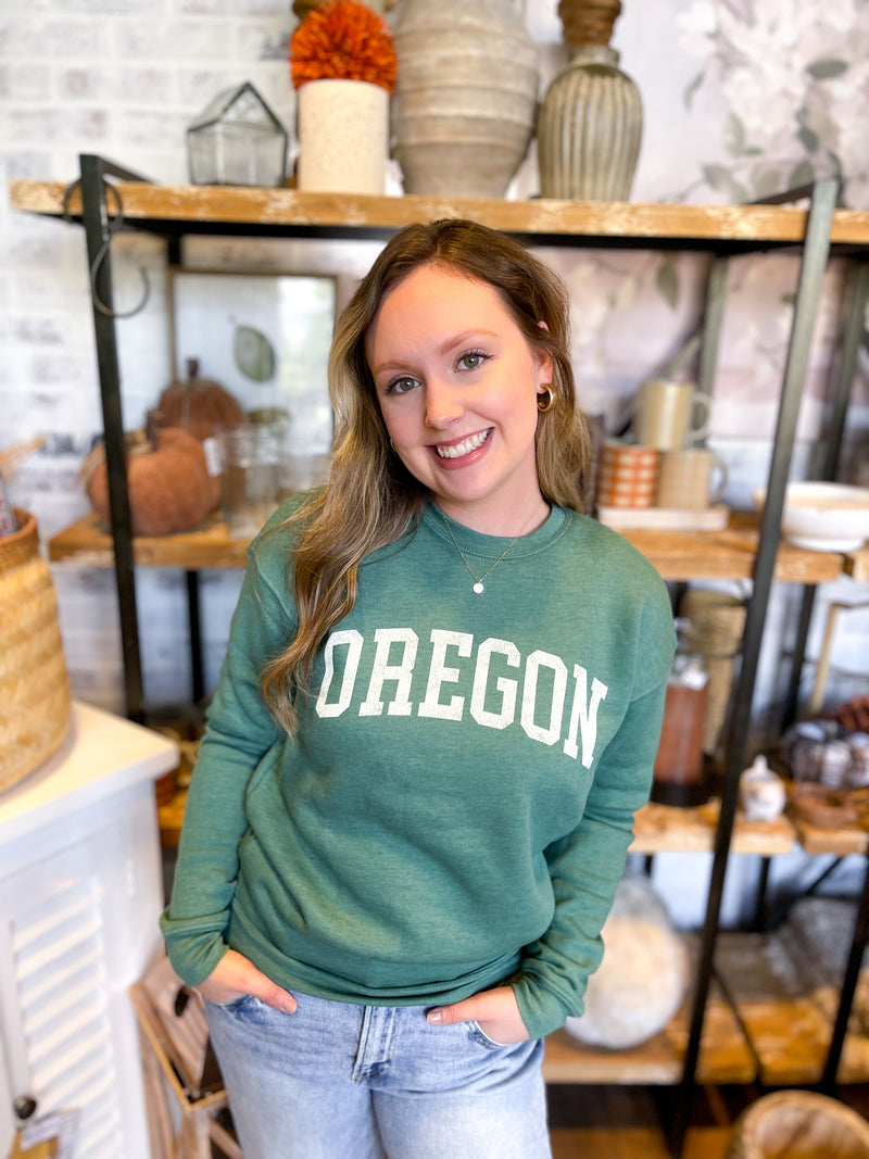 "Oregon" Graphic Sweatshirt