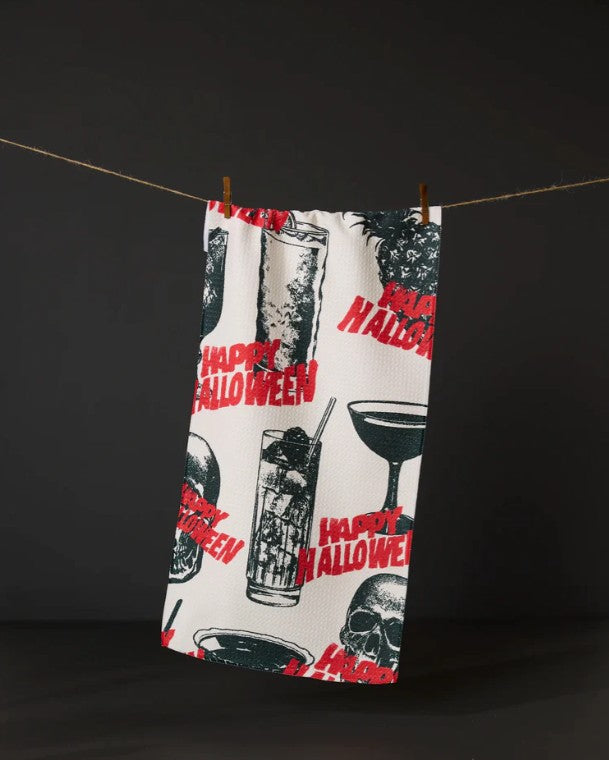 Ghostly Cheers Bar Towel