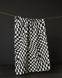 Glitchy Check Tea Towel