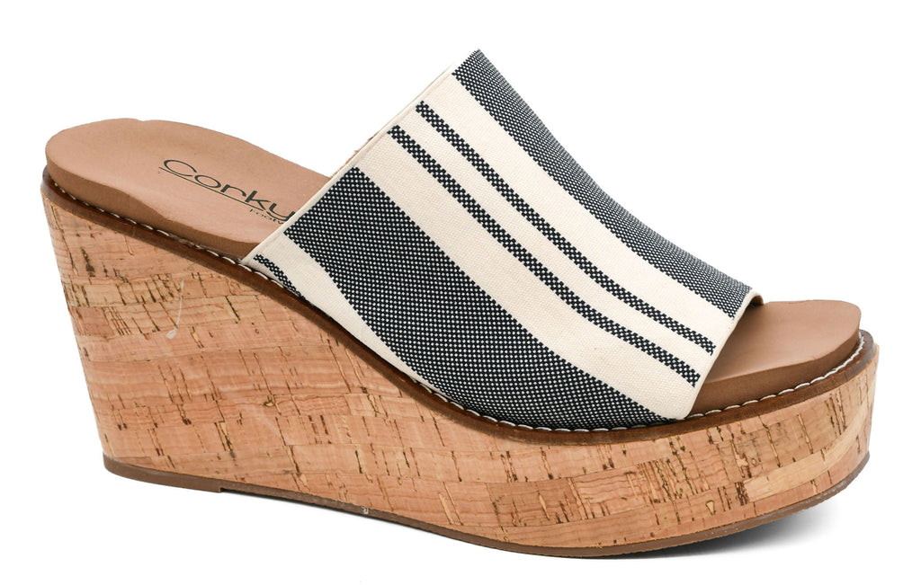 Corky's "Mugshot" Wedge Sandals